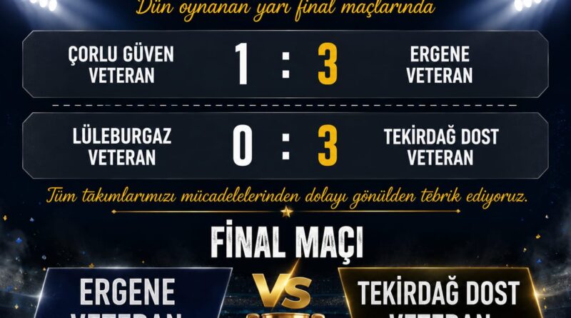 ⚽ Yarı Finaller Nefes Kesti, Finalin Adı Belli Oldu!